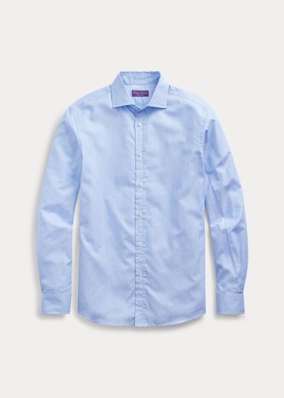 Men's Ralph Lauren Striped Oxford Shirt | 640718OHS